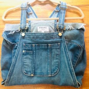 Frame Denim Overall Shorts